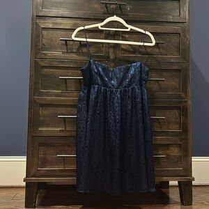 NWOT Amanda Uprichard Navy Mini Dress
